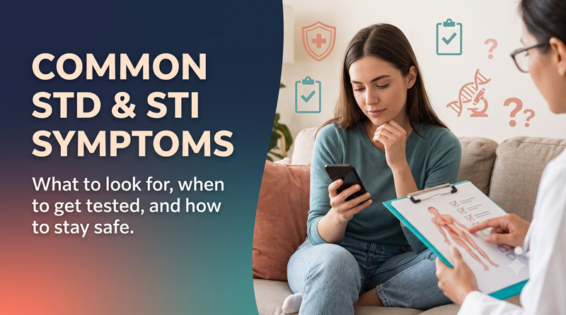 7 Common STD Symptoms You Shouldn’t Ignore (Men & Women)
